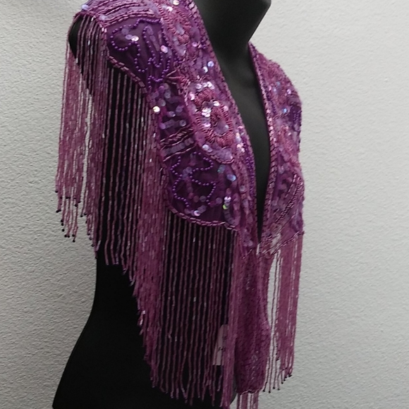 Sequins SHAWL - Picture 2 of 7